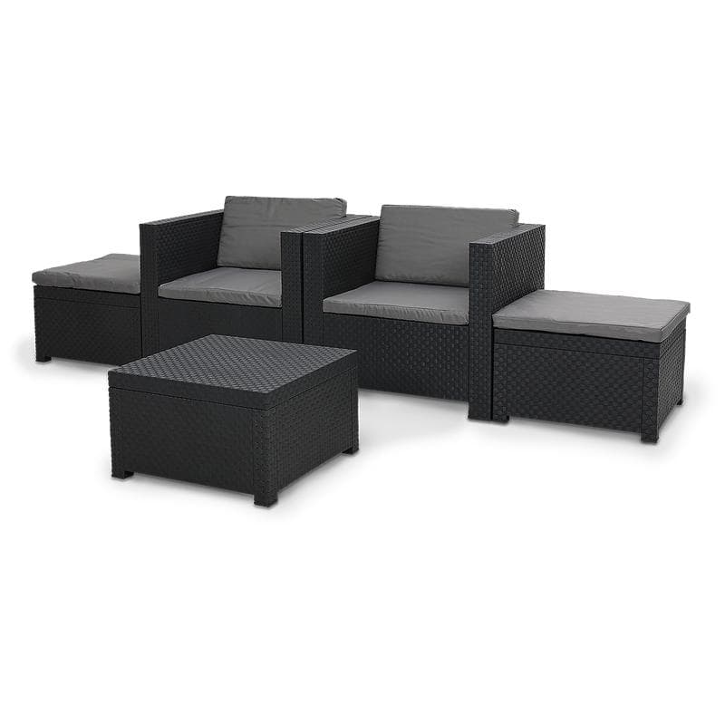 Loungeset - Antraciet