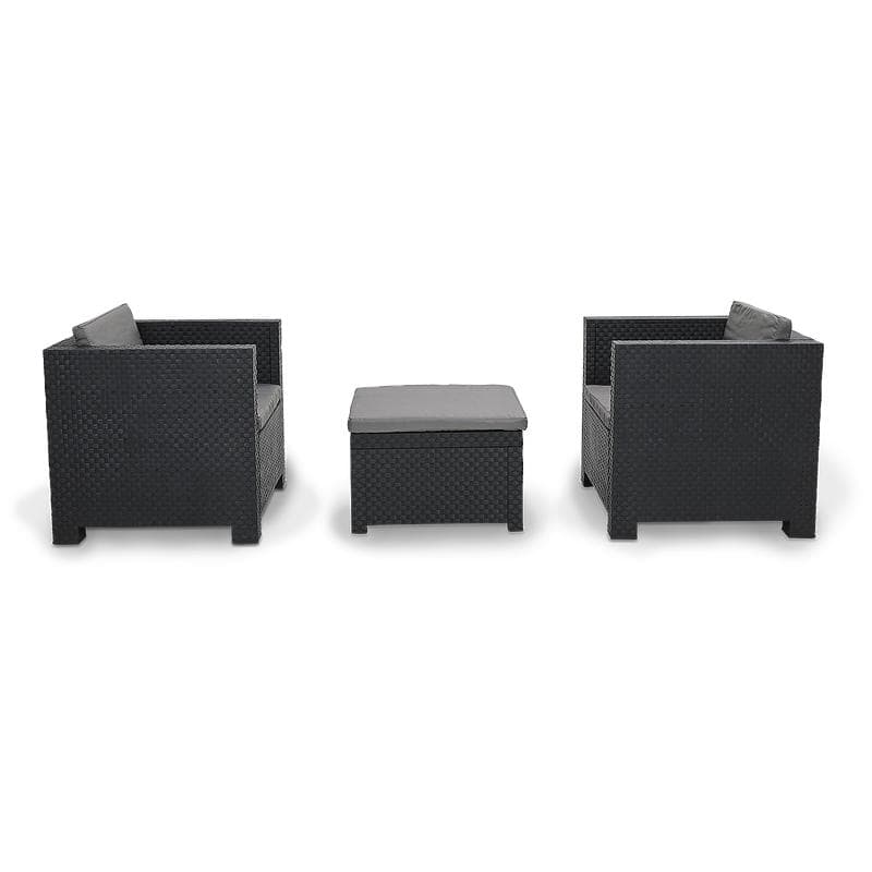 Loungeset - Antraciet