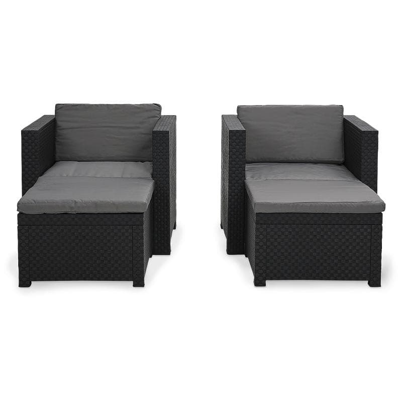 Salon de jardin anthracite