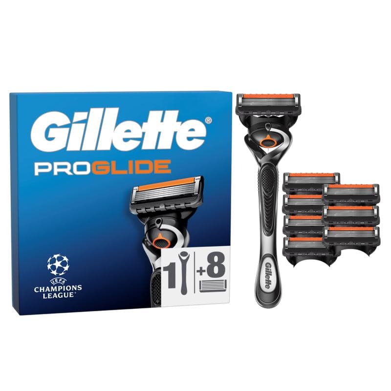 Gillette ProGlide scheersysteem + 8 scheermesjes