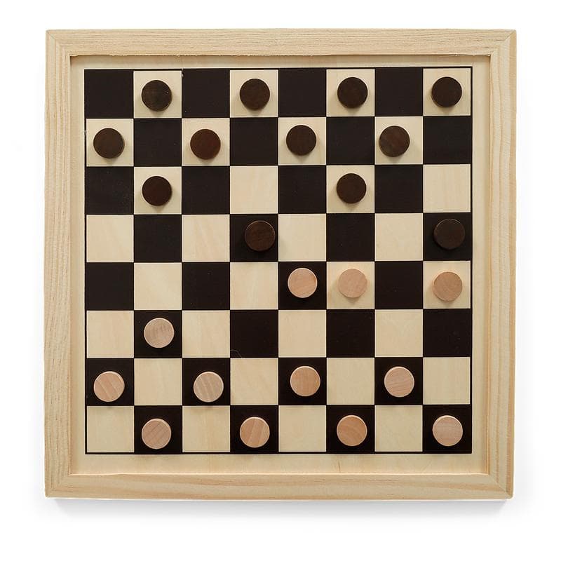 Houten bordspellen 5-in-1