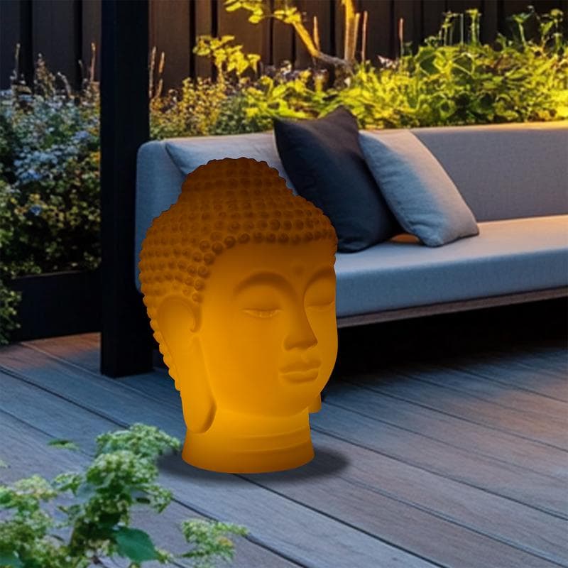Lampe de jardin solaire Buddha