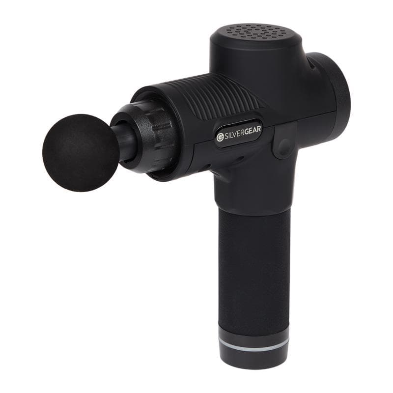 Silvergear massage gun Premium - met rond opzetstuk
