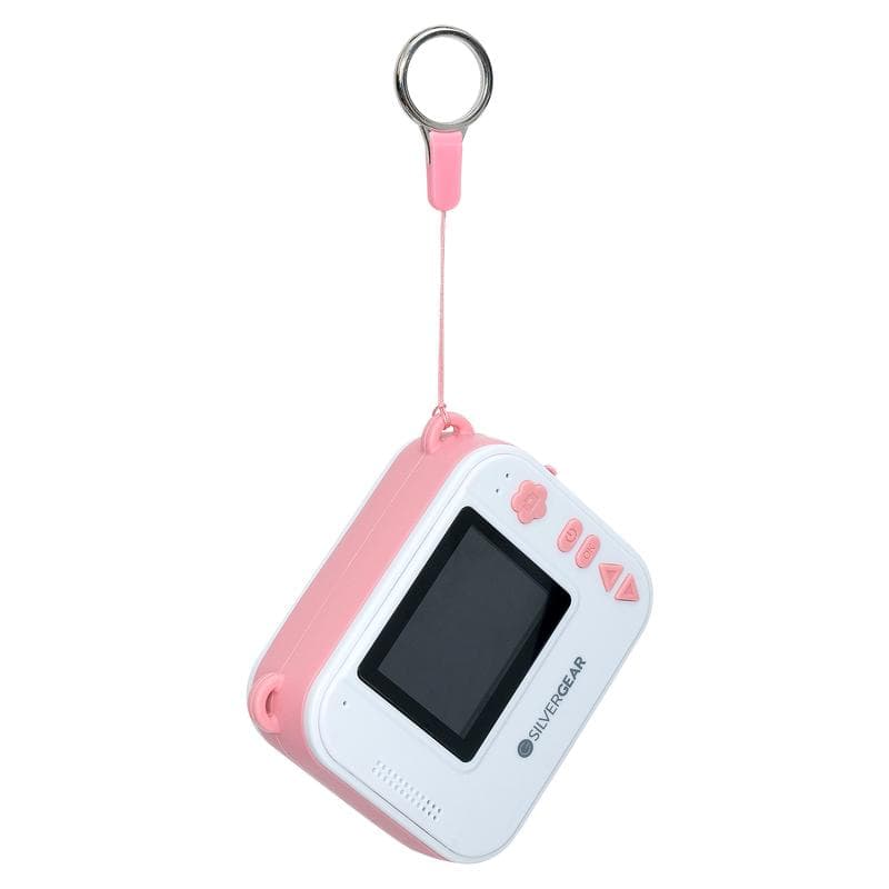 Kindercamera met ingebouwde fotoprint - roze