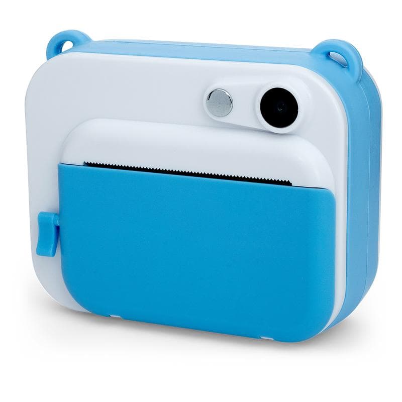 Kindercamera met ingebouwde fotoprint - blauw