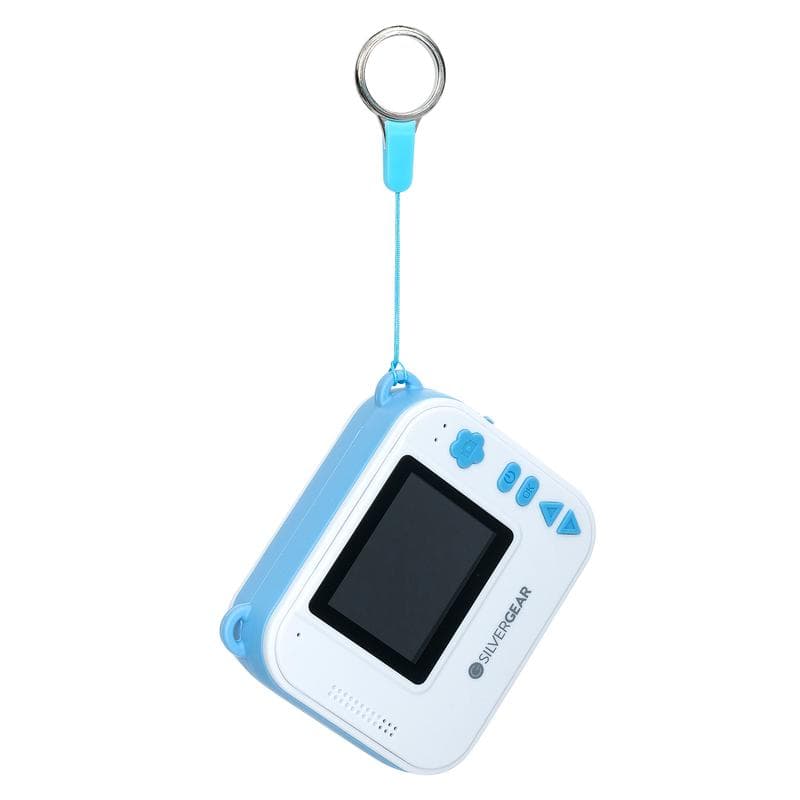 Kindercamera met ingebouwde fotoprint - blauw