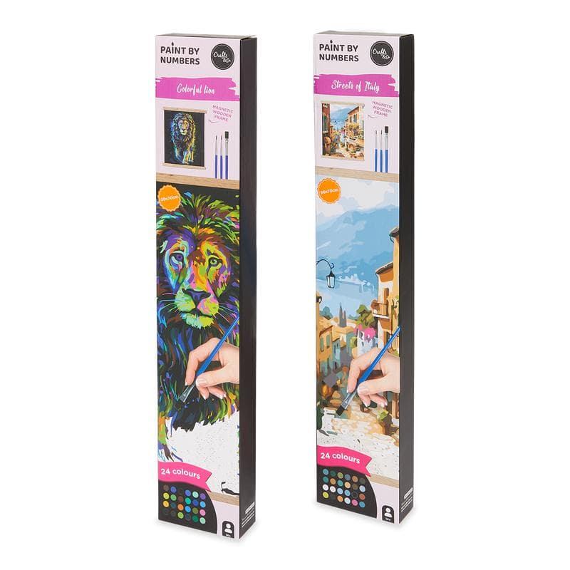 Peinture par numéro Crafts & Co - lot de 2
