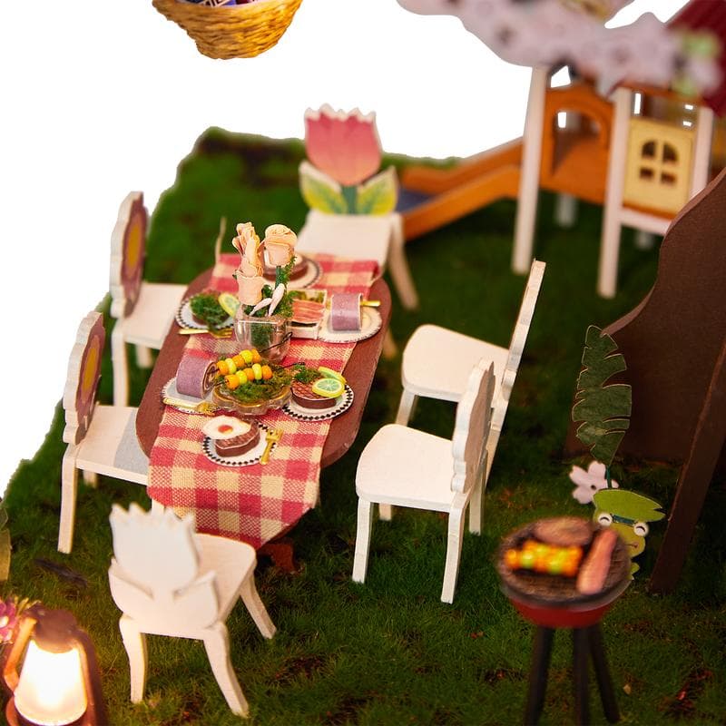 Crafts & Co miniatuur huisje - Sakura boomhut