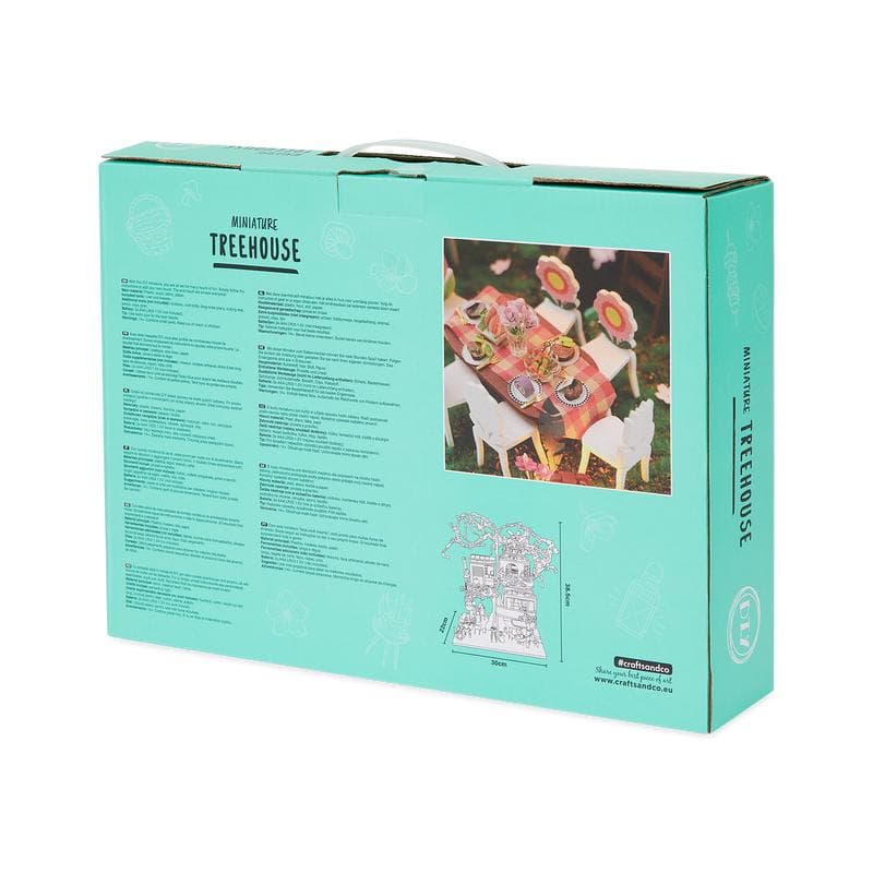 Crafts & Co miniatuur huisje - Sakura boomhut