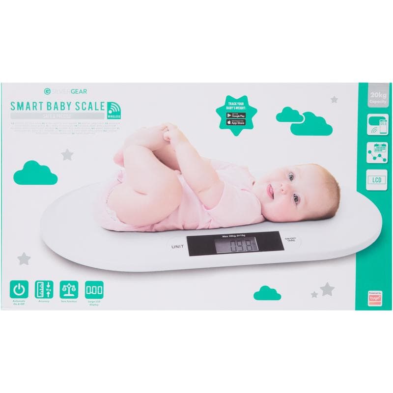 Silvergear smart babyweegschaal - wit