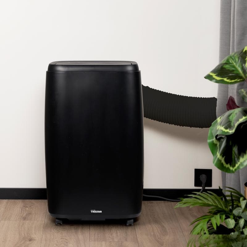 Mobiele smart airco - zwart - 14.000 BTU | 1461 watt | 39 x 48 x 86 cm