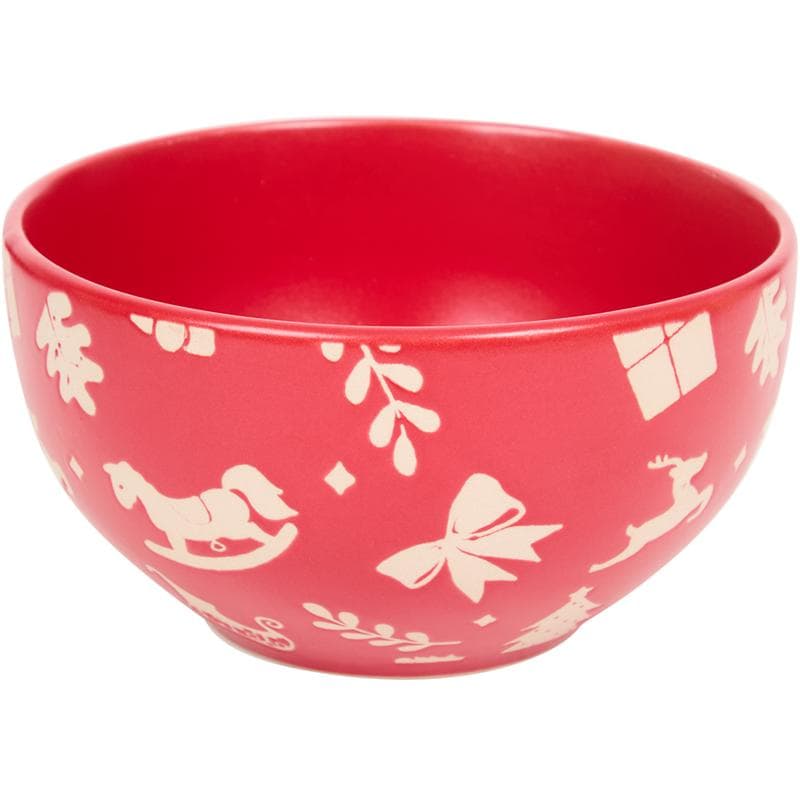 Bordenset in kerstthema - rood