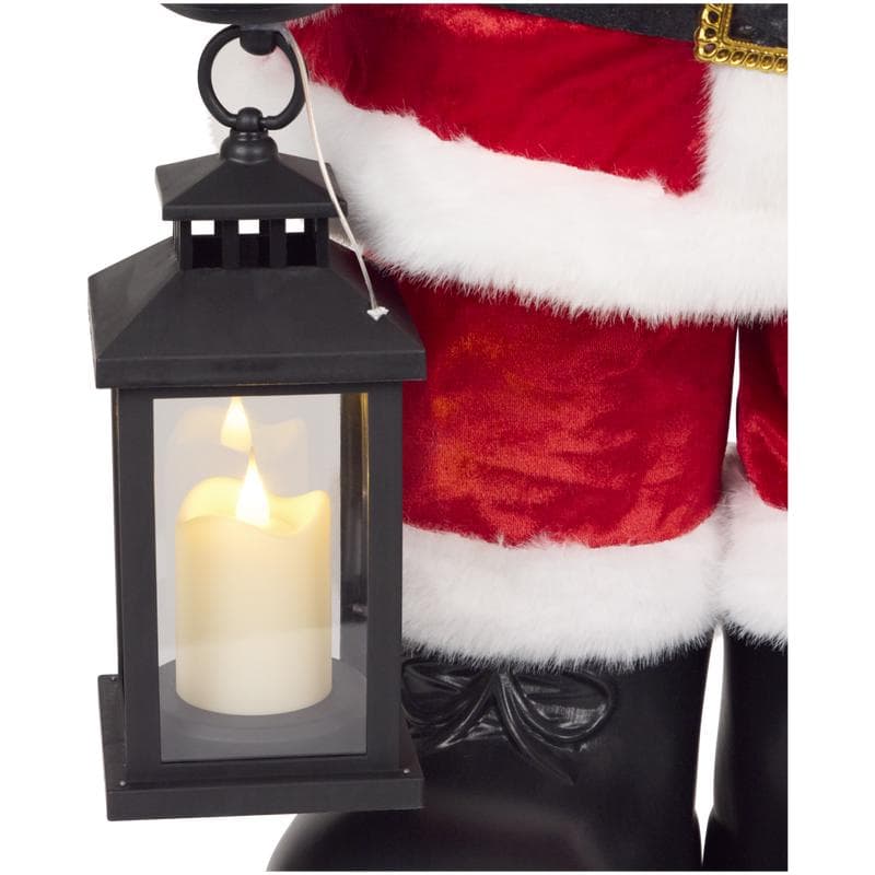 Staande kerstbeer met ledverlichting - voor binnen