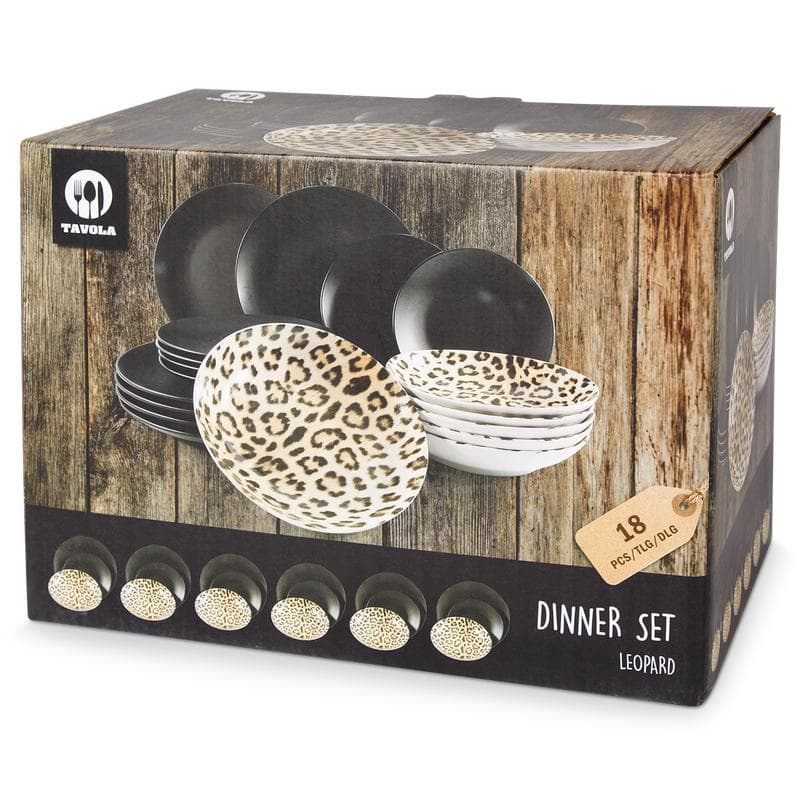 Bordenset Luipaard