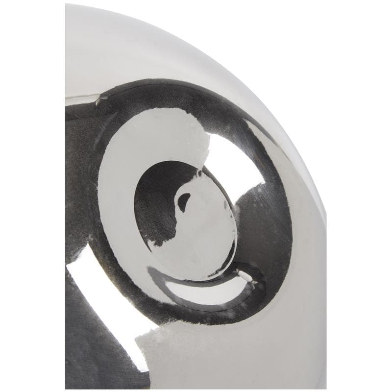 Glazen kerstbal met led-verlichting - 30 cm