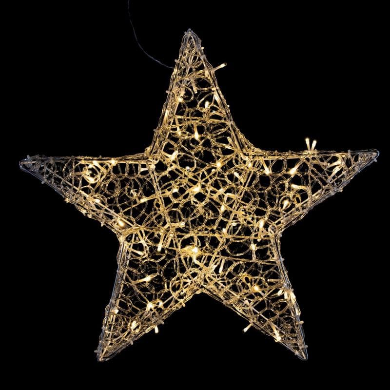 Kerstster met 200 led-lichtjes