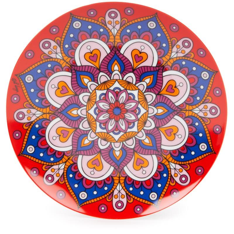 Bordenset Marrakech - rood/roze