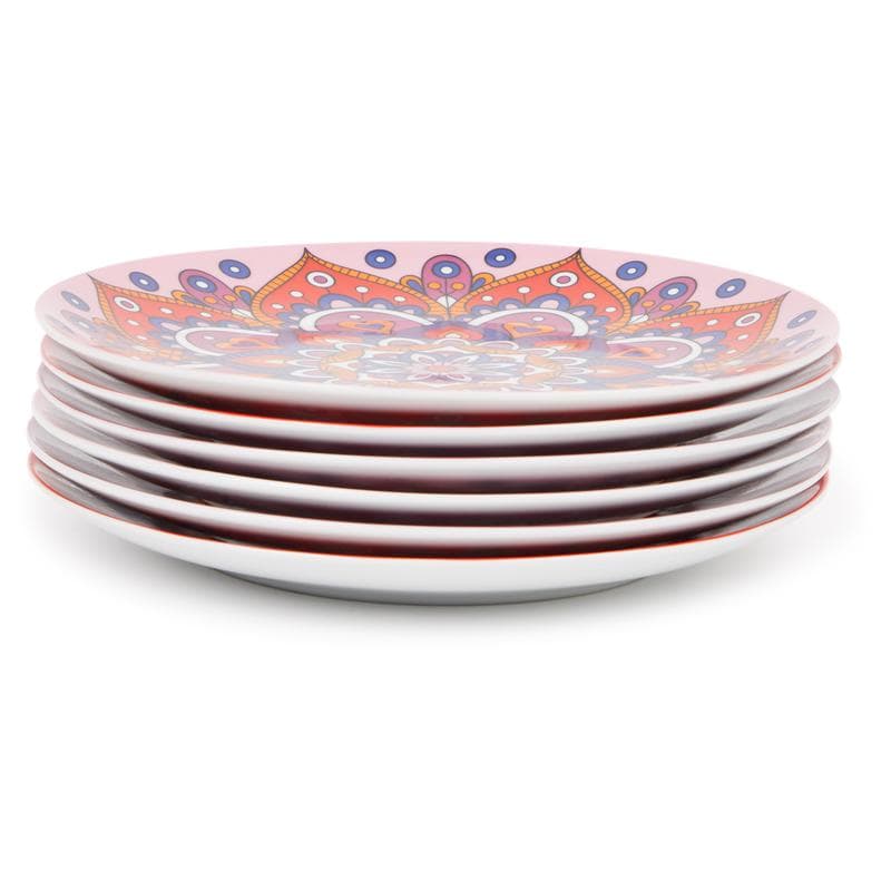 Bordenset Marrakech - rood/roze