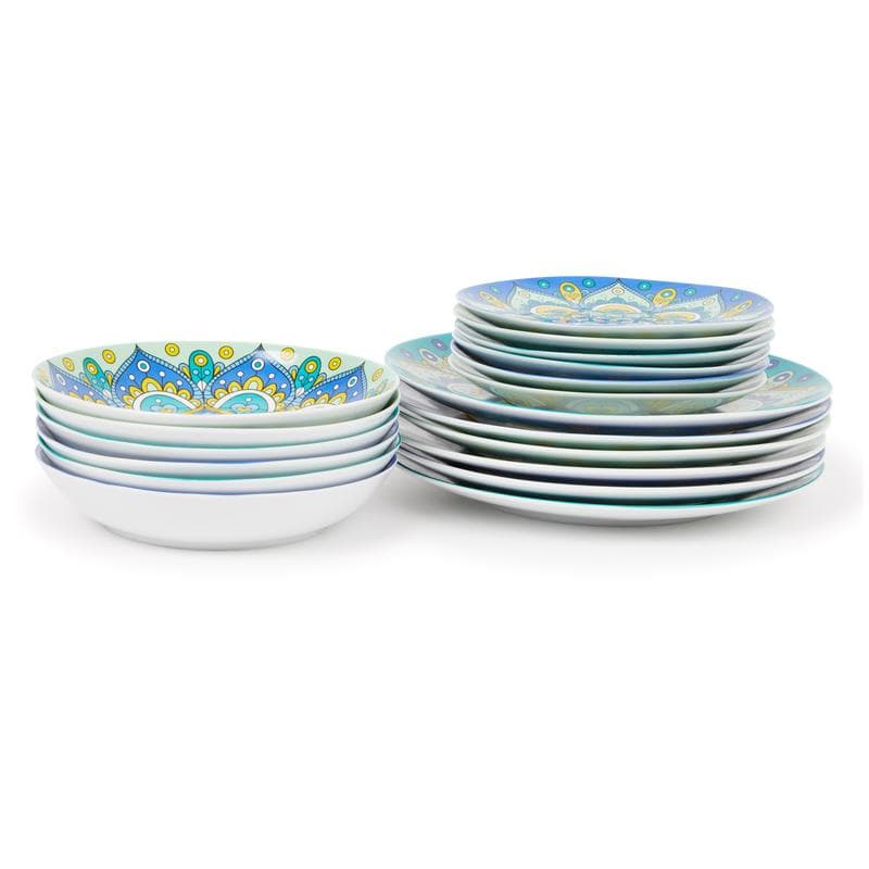 Bordenset Marrakech - blauw