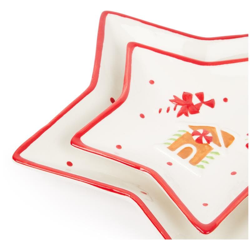 Kerstservies stervormig