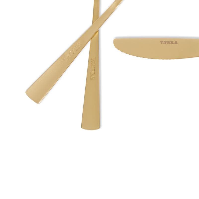 Ménagère de couverts - doré