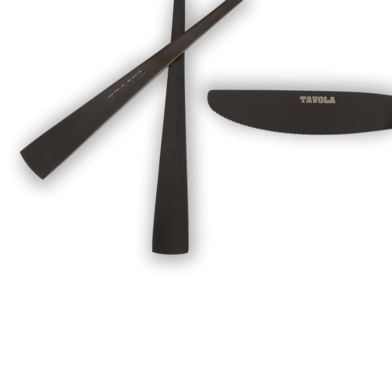 Ménagère de couverts - noir