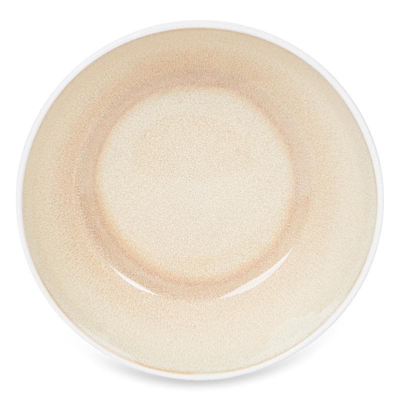 Serviesset met reactief glazuur - zand