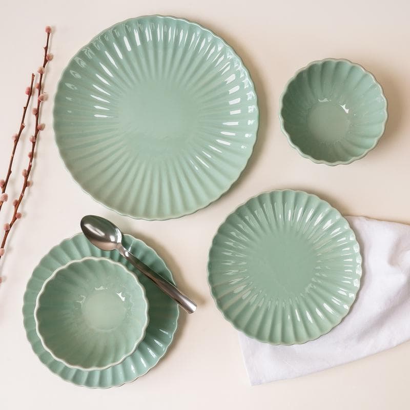 Service de table - vert menthe