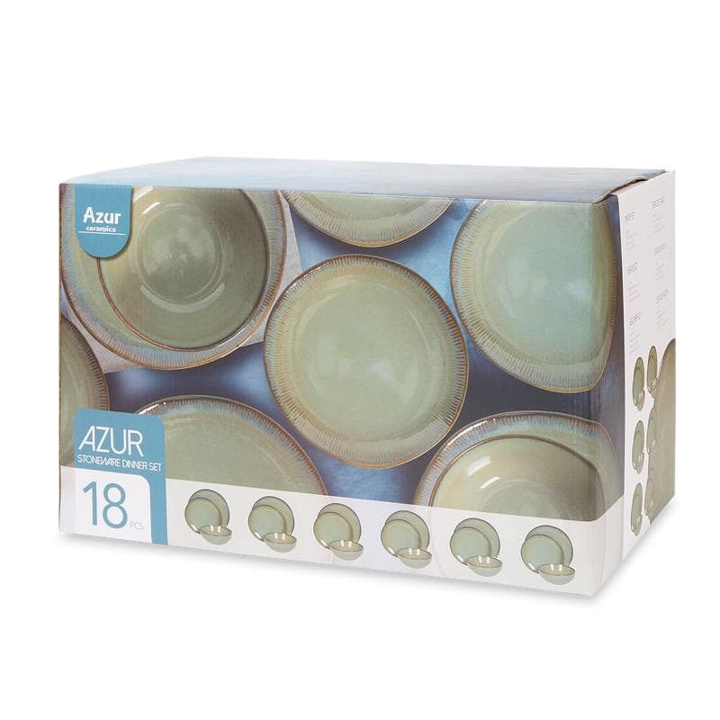 Handgemaakt servies in retro design - Storm Brown