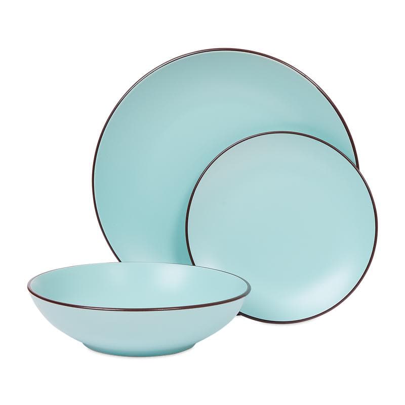 Service de table multicolore