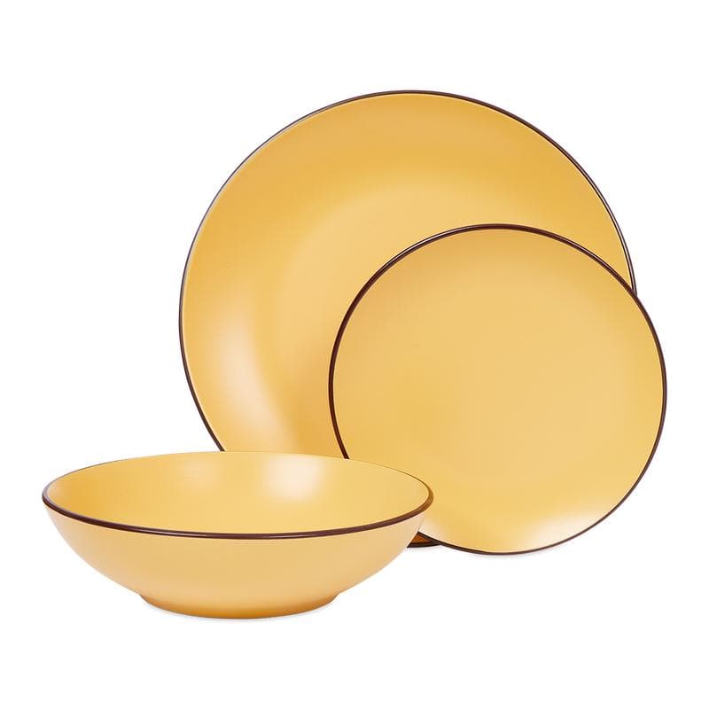 Service de table multicolore