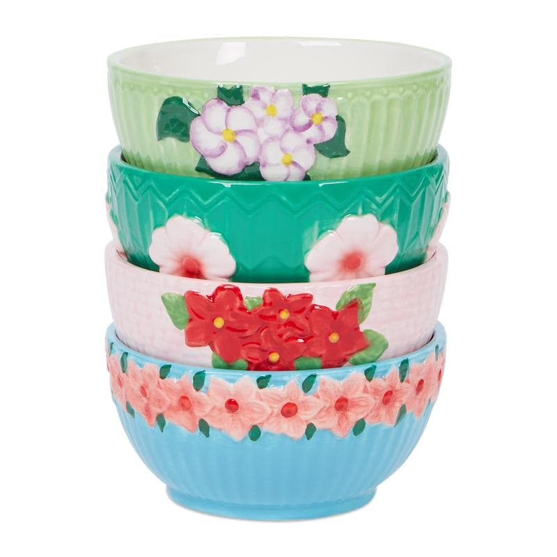 Serviesset met bloemenmotief