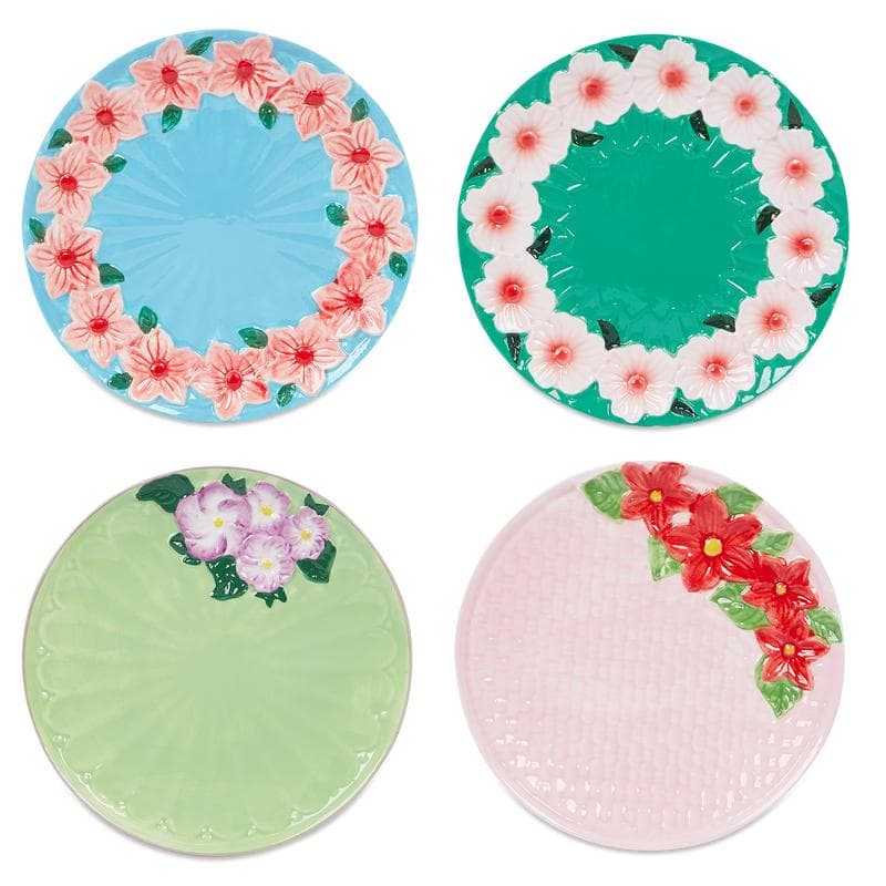 Serviesset met bloemenmotief