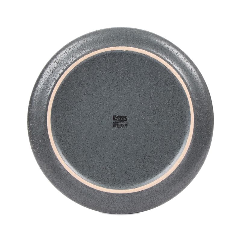 Service de table moucheté - gris, noir et marron