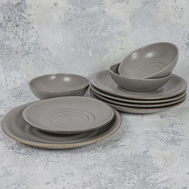 Bordenset Clay - grijs