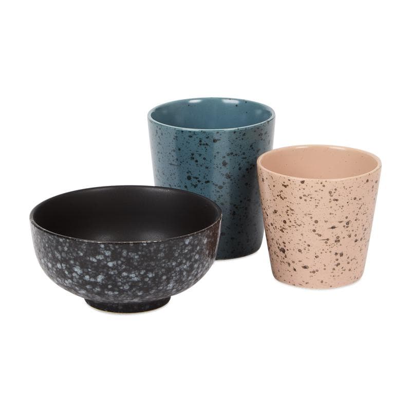 Coffret de tasses & bols Moucheté
