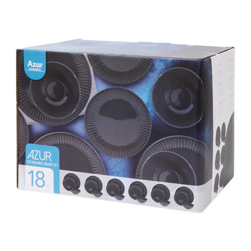 Service de table Shiny - gris