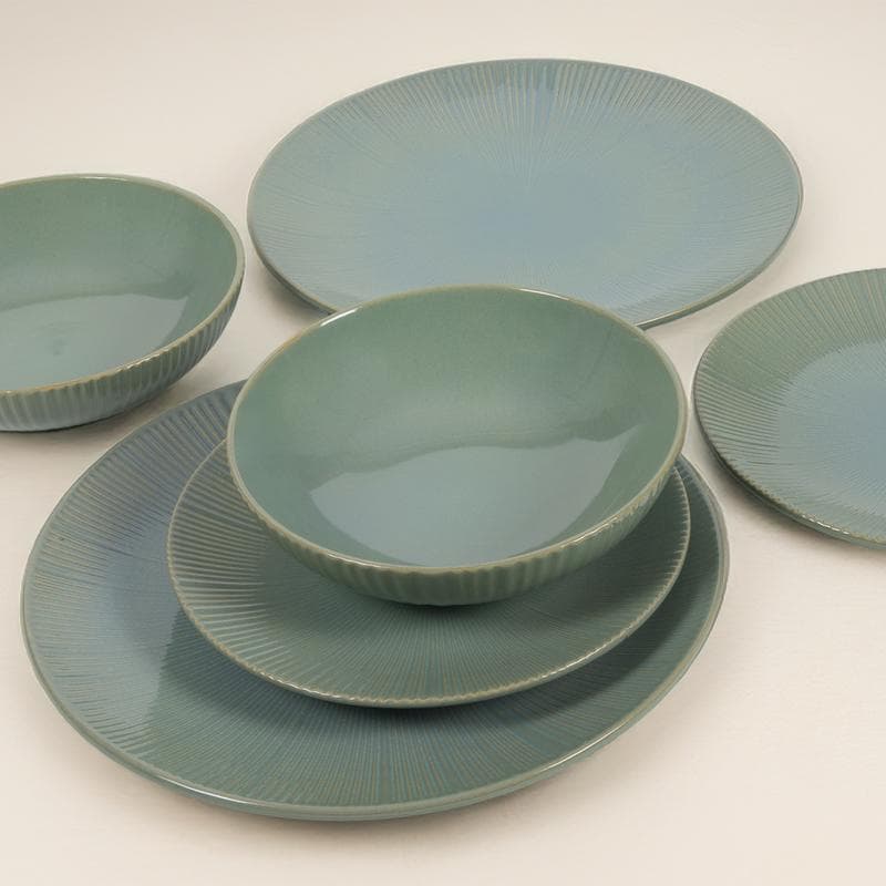 Azur serviesset Lines Ocean - groen