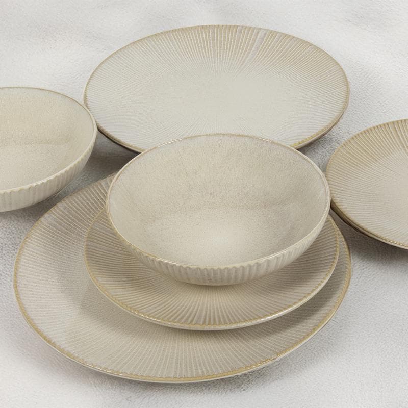 Azur serviesset Lines Ocean - beige