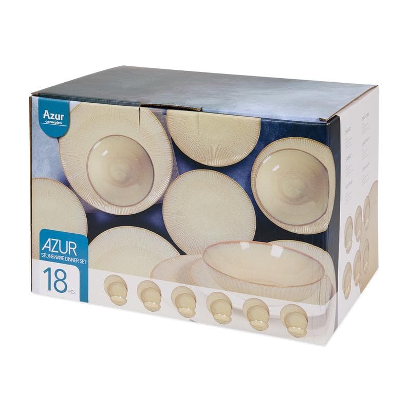 Service de table Azur Lines Ocean - beige