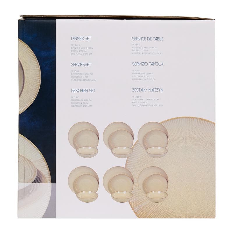 Service de table Azur Lines Ocean - beige