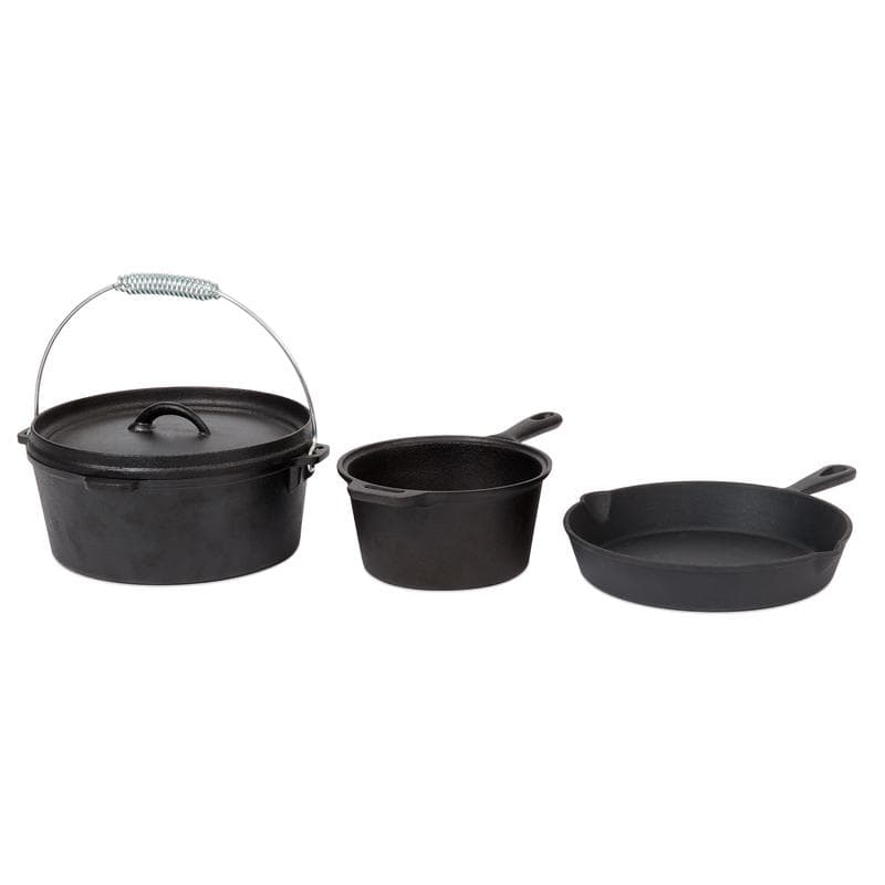 Batterie de cuisine en fonte