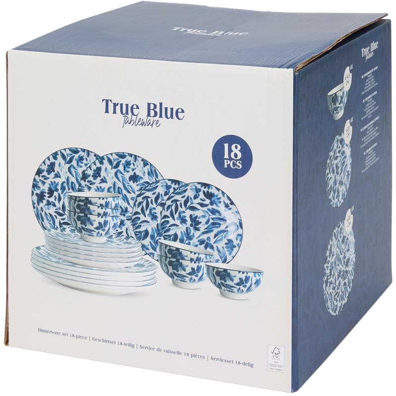 Bordenset met bloemenmotief