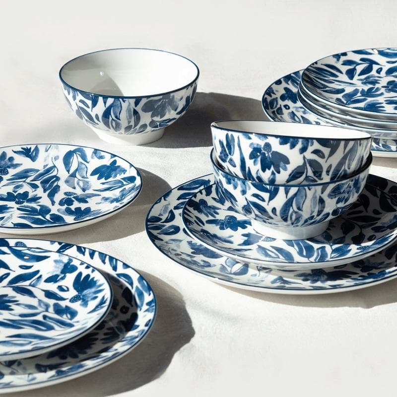 Service de table fleuri