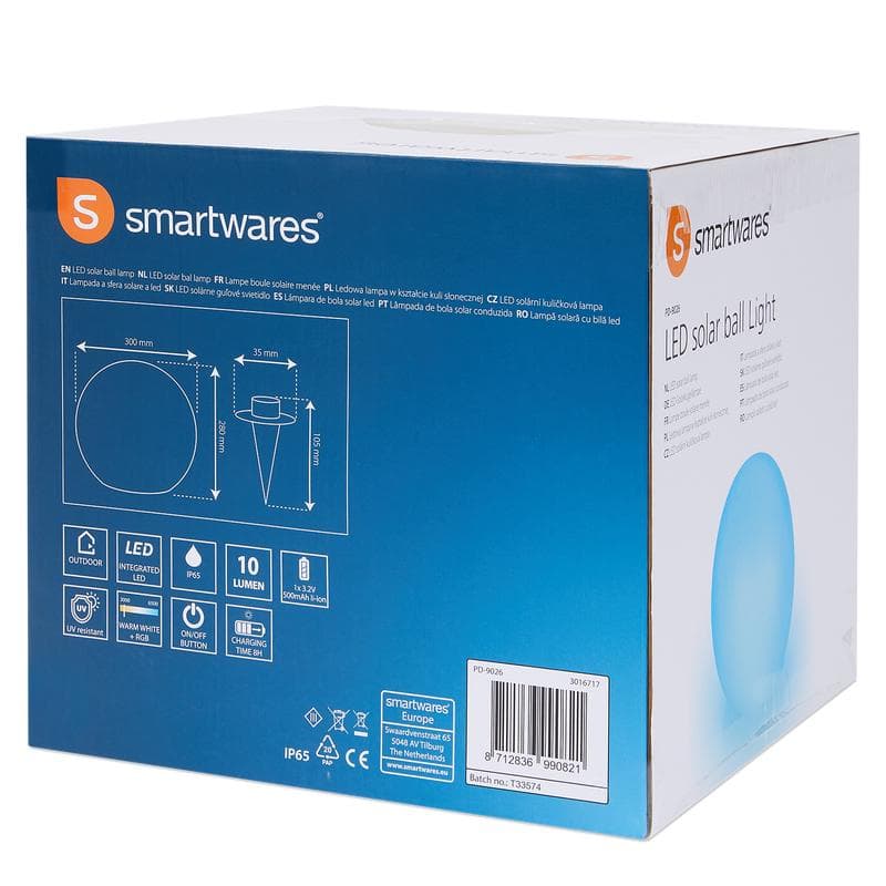 Led vloerlamp voor buiten - bol