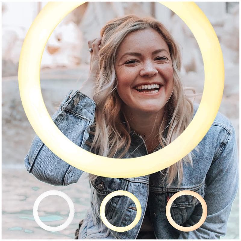 Nikkei ringlamp set 33 cm met statief