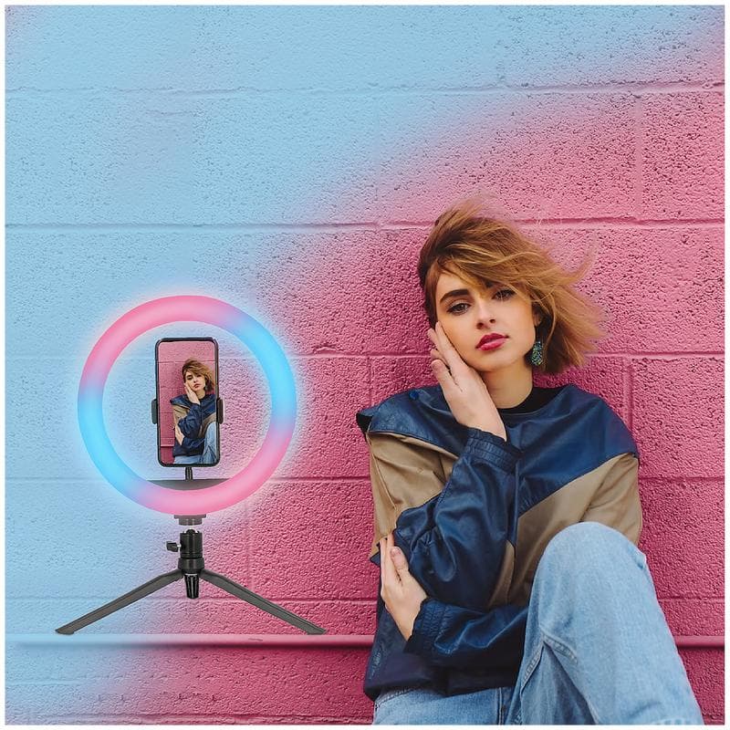 Nikkei ringlamp set 33 cm met statief