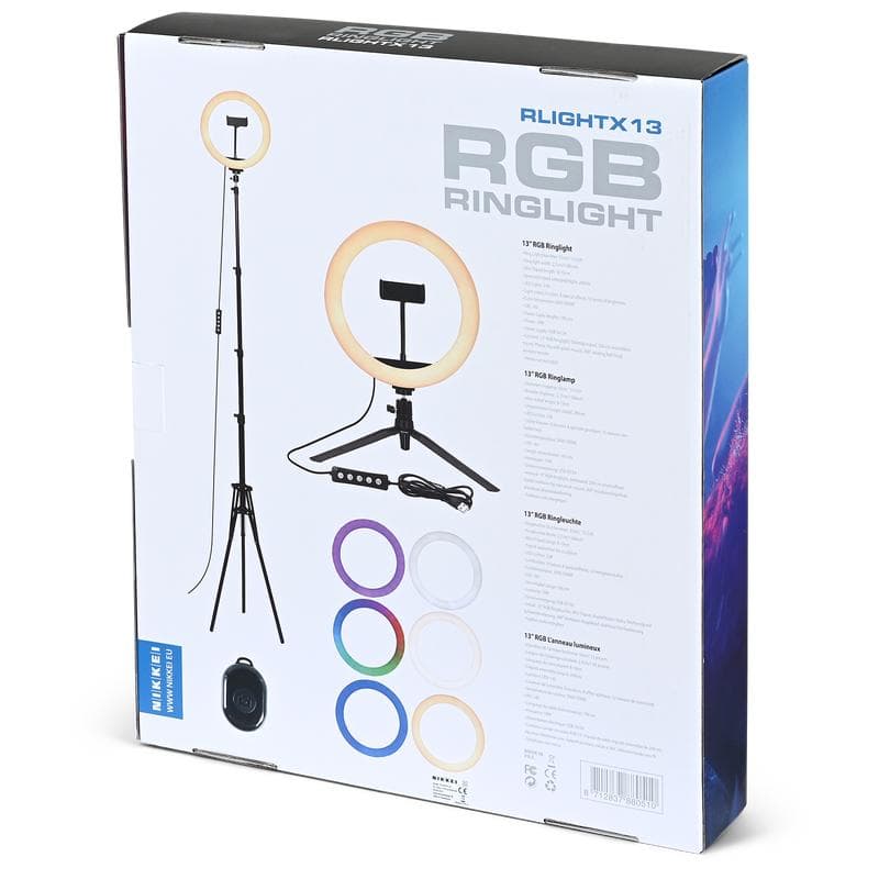 Nikkei ringlamp set 33 cm met statief