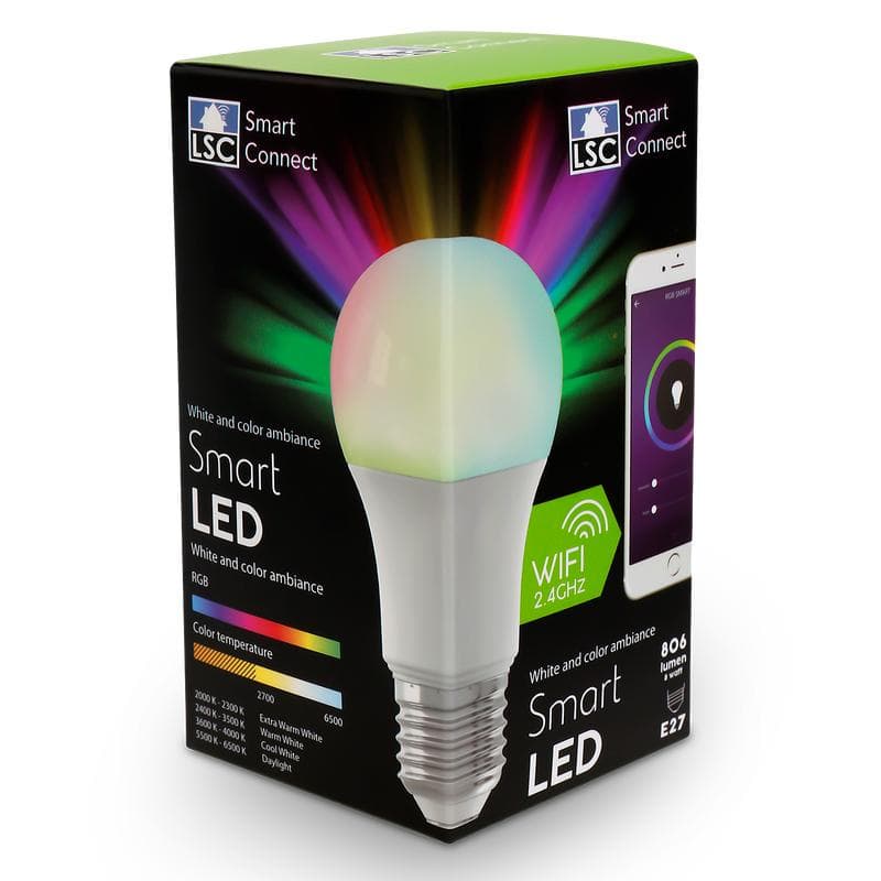 Ampoule LED connectée LSC Smart Connect - multicolore