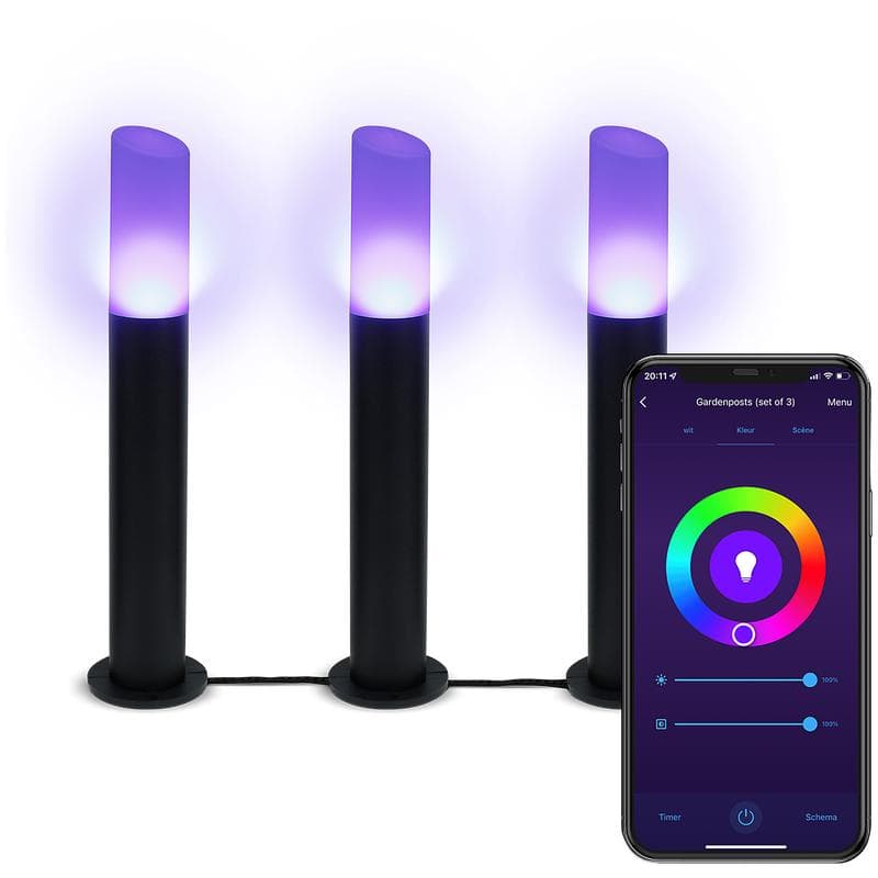 LSC Smart Connect tuinlampen - Zwart